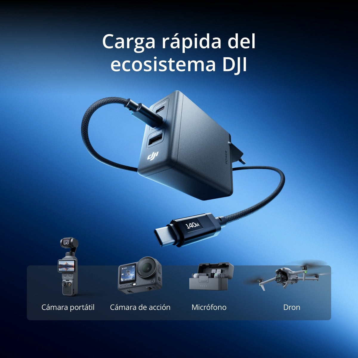 Cargador DJI Power 140W GaN - DJI México