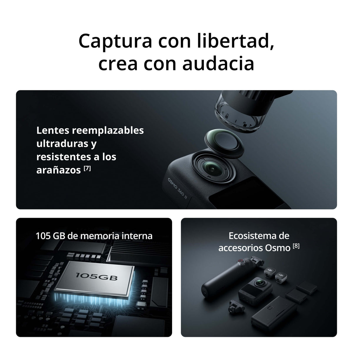 Pack Estándar Osmo 360 II - DJI México