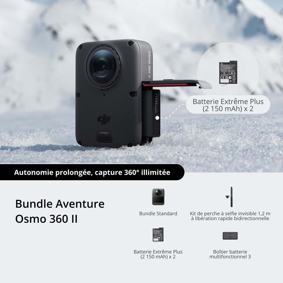Pack Aventura Osmo 360 II - DJI México