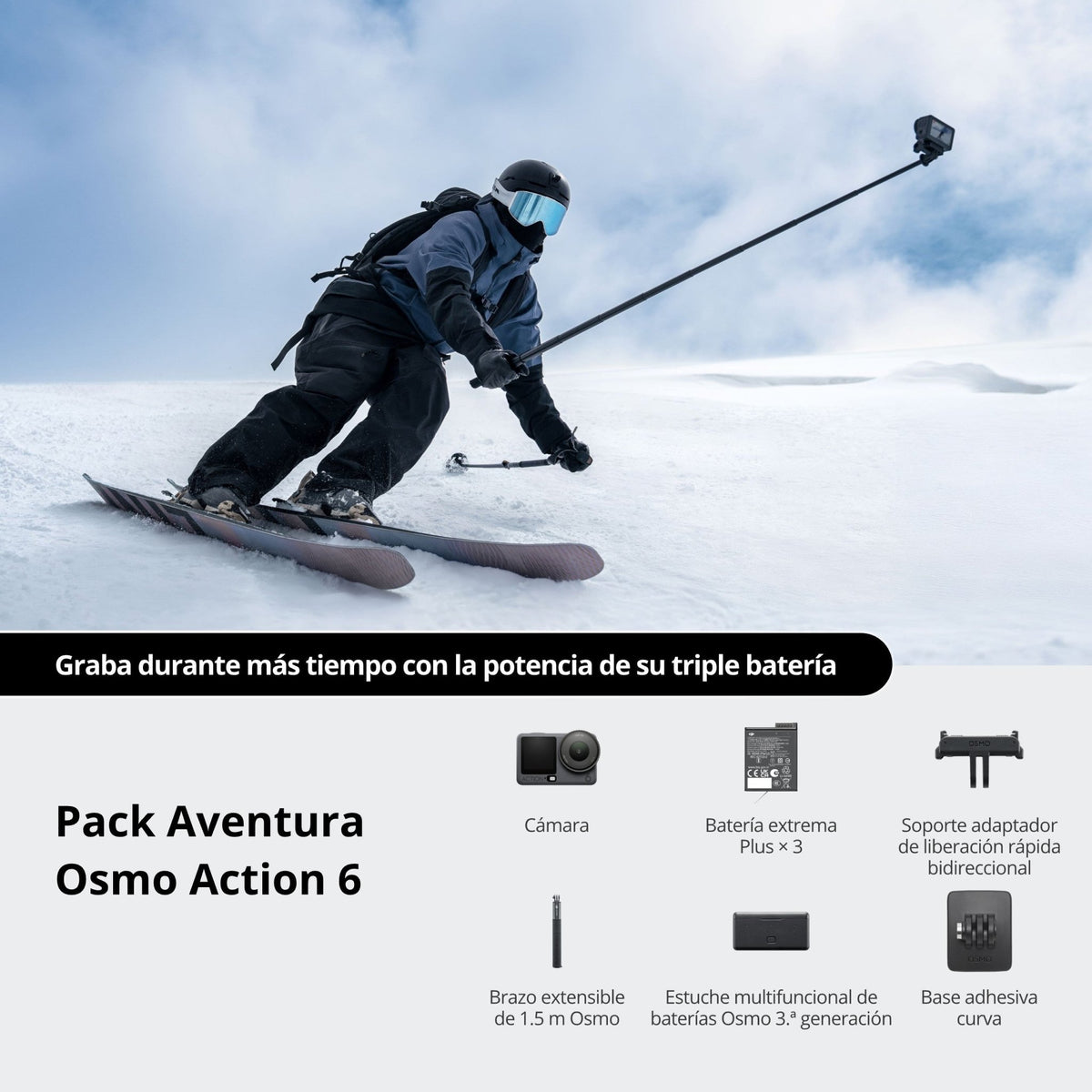 Pack Aventura Osmo Action 6 - DJI México