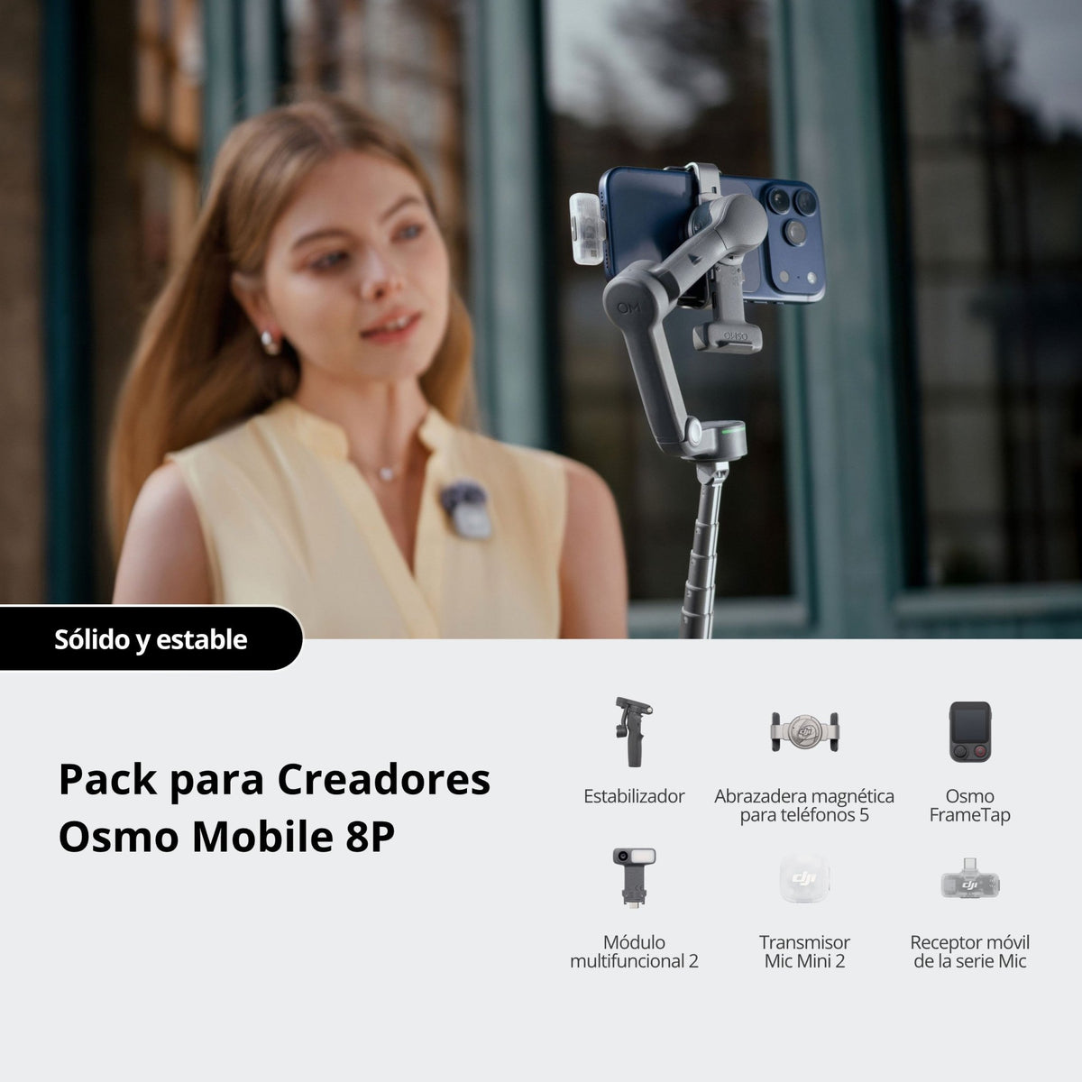 Pack para Creadores Osmo Mobile 8P - DJI México
