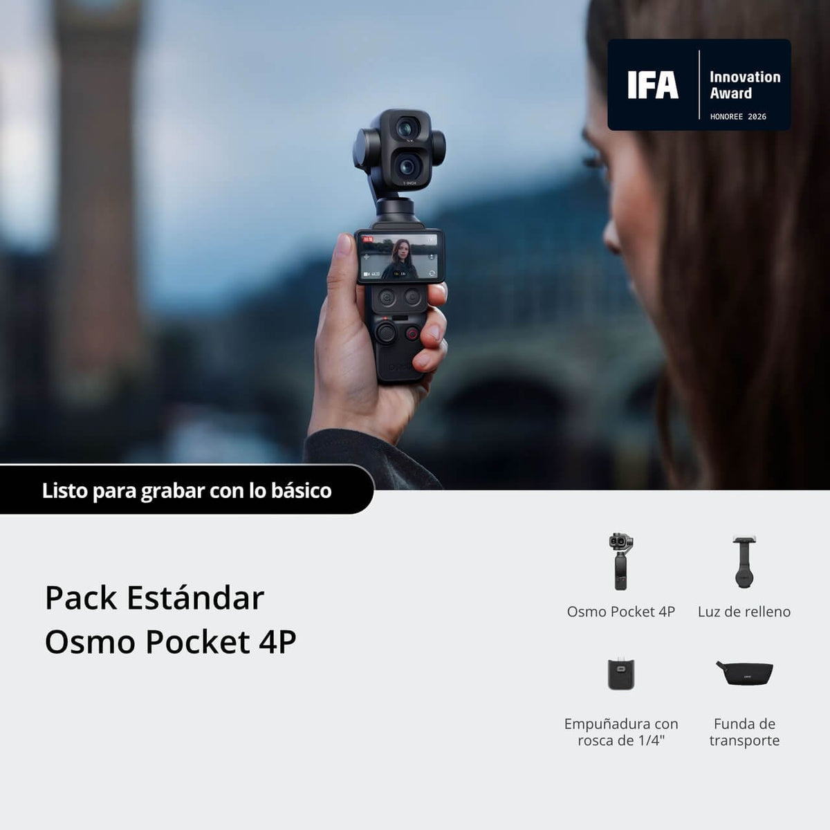Pack Estándar Osmo Pocket 4P - DJI México