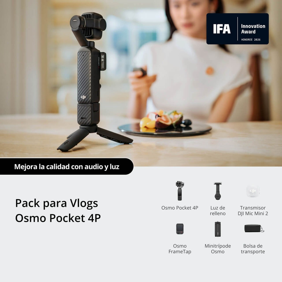 Pack para Vlogs Osmo Pocket 4P - DJI México